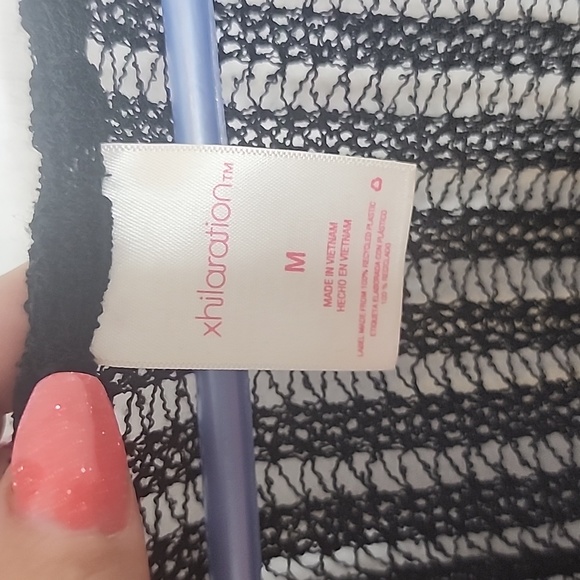 Xhilaration Crochet Circle Kaftan Swim Cover up New - Picture 4 of 6